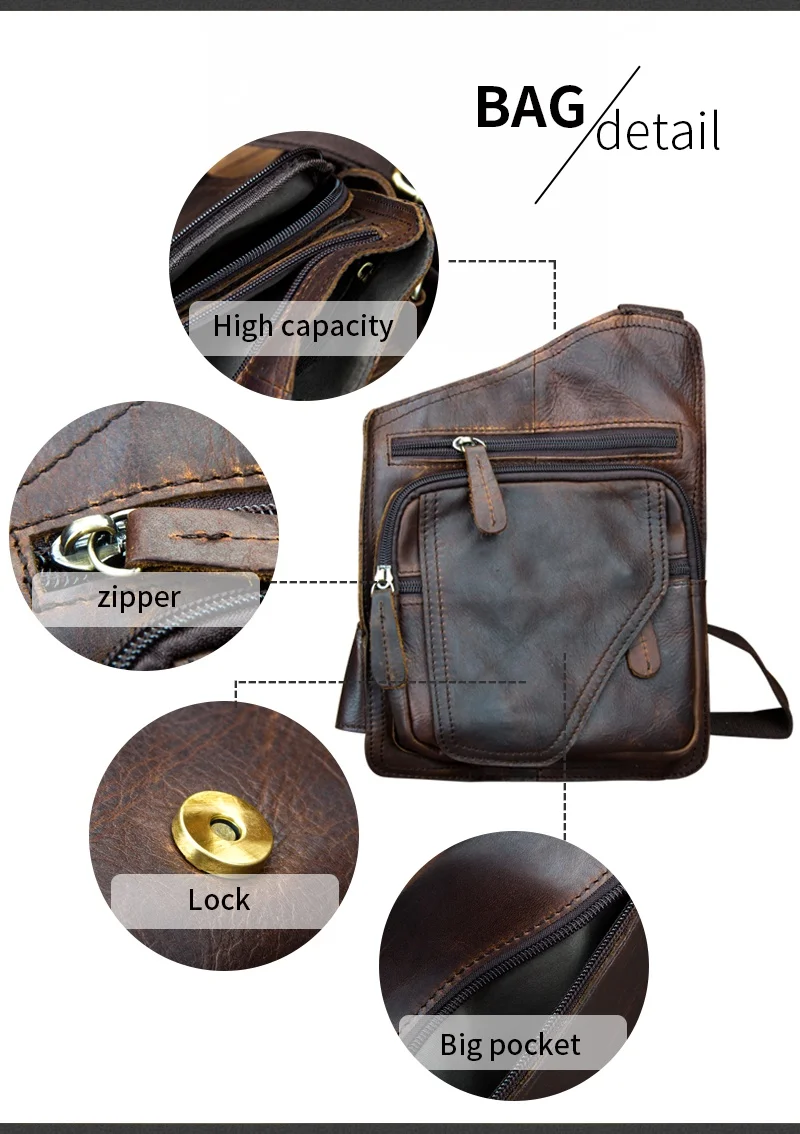 Koop Cowather Top Koe Lederen Messenger Bag Veelzijdige Casual Schouder Mannen Tassen Voor Mannen Soild En Rits Ontwerp Mannelijke tas