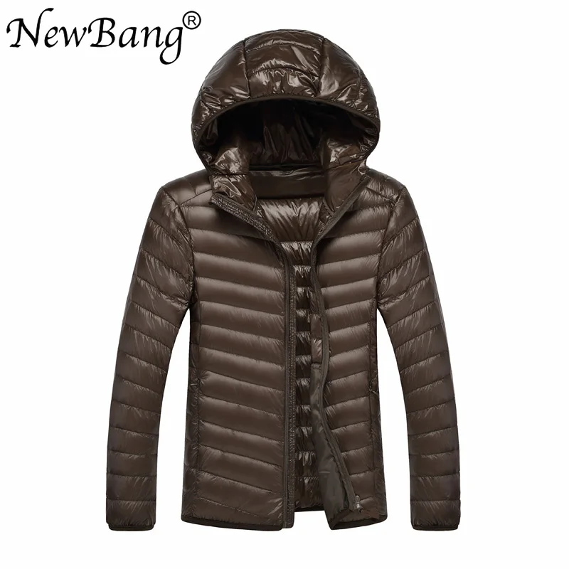 Бренд NewBang 8XL 9XL 10XL 11XL Мужской Ультра светильник куртка пуховик с утиным пухом
