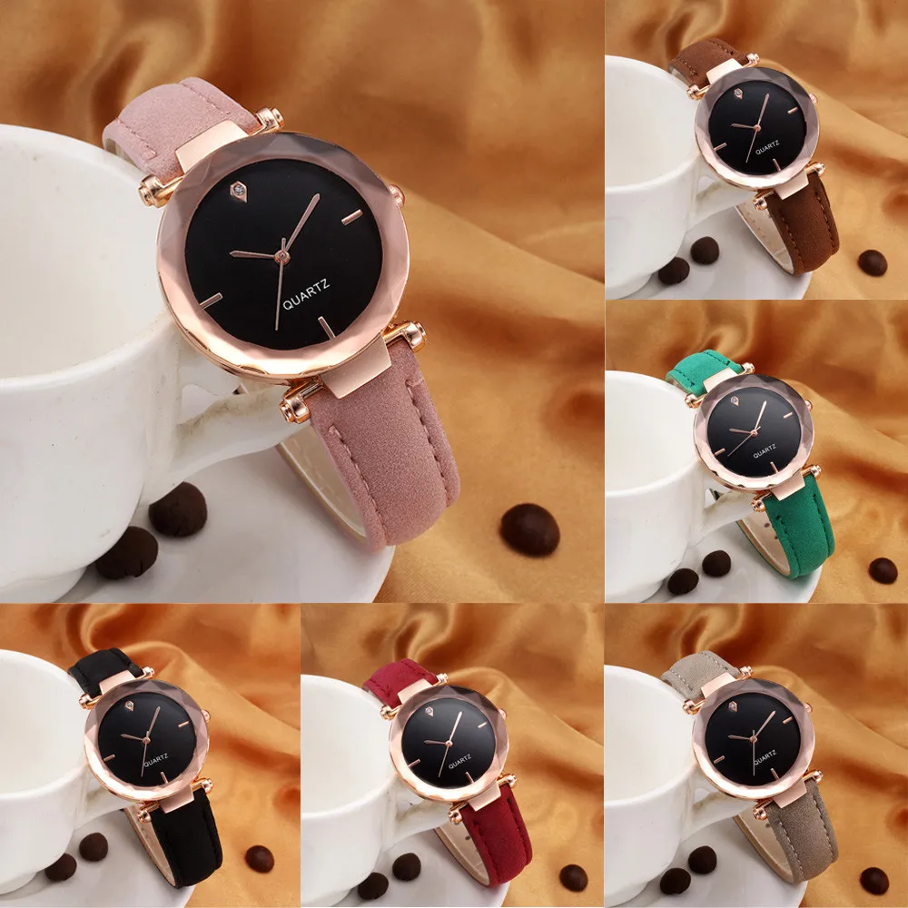 Для женщин часы Элитный бренд 2018 горячая Распродажа модные кожаные Повседневное часы Аналоговые кварцевые наручные часы для дропшиппинг