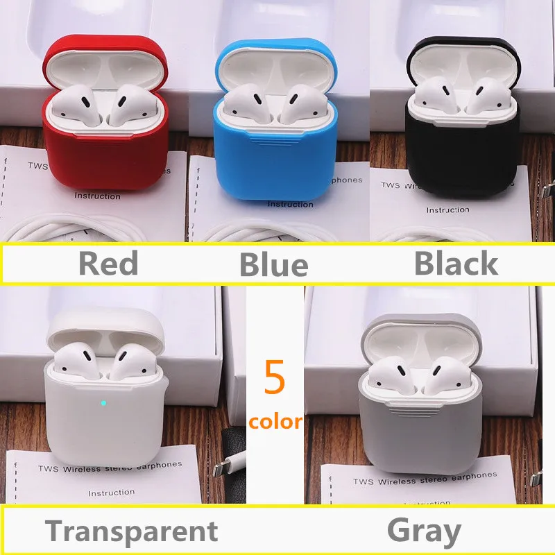

Bluetooth i80 TWS 1:1 Replica Air2 Pop up Separate use Wireless Earphone QI Wireless Charging Earphones Earbuds PK w1chip i20