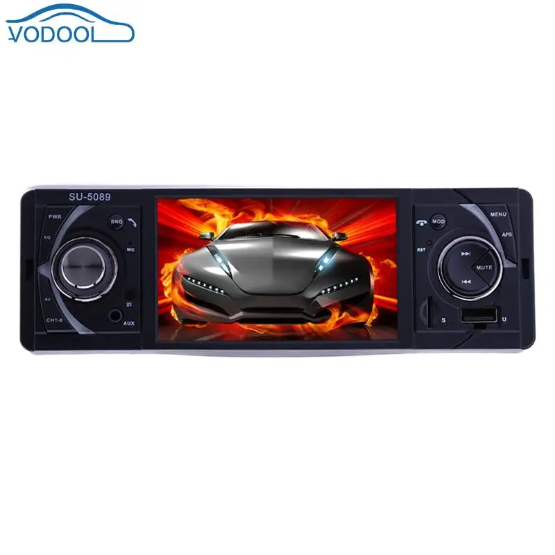

4.1inch Screen Car AUX MP3 MP5 Audio Video Player Support TF Card U Disk 5089 AVI MP4 FLV RM MPG RMVB DIS ACC AC3