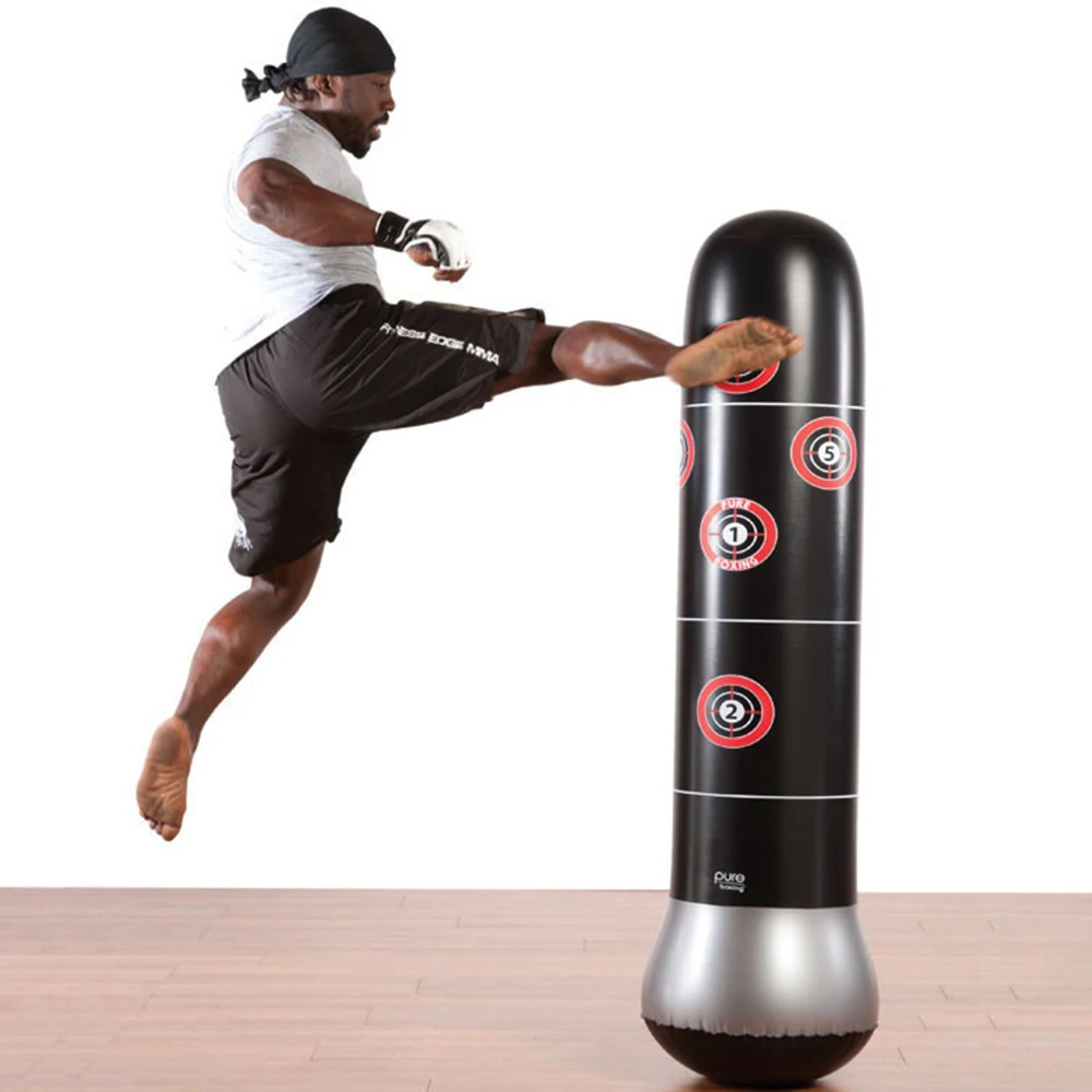 

Professional Punching Tower Bag 160cm/5.2ft Freestanding Kicking Bag Fitness Boxing Bag De-Stress Boxing Target Bag Kids Adults