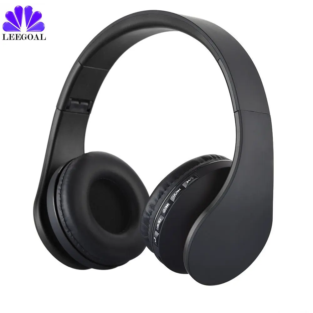 Leegoal Wireless Bluetooth Stereofonní sluchátka přenosné skládací sluchátka Handsfree Mic MP3 sluchátka s mikrofonem pro chytré telefony BT-811  t
