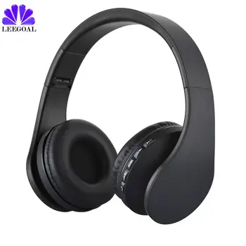 

Leegoal Wireless Bluetooth Stereo Headphone Portable Foldable Earphone Handsfree Mic MP3 FM Headset For Smart Phones BT-811