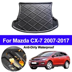 Автомобиль задний багажник коврик Грузовой лоток загрузки лайнер ковровое покрытие напольный коврик коврики для Mazda CX-7 CX7 2007-2012 2013 2014 2015 2016