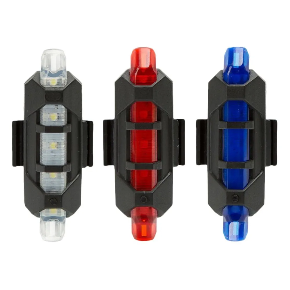 

Waterproof USB Rechargeable Bicycle Tail Light 4 Modes Back Bike Flashing Safety Warning Lamp Bicycle Rear Light