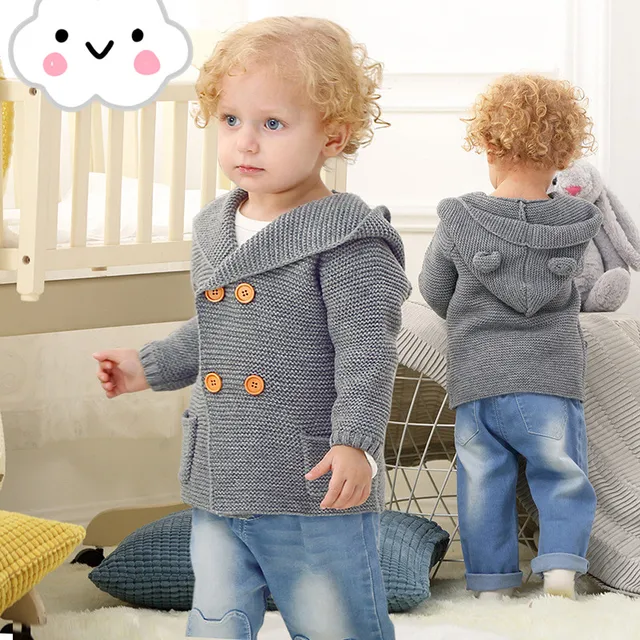 Newborn Baby Boy Coats Cotton Baby Boy Fashion Clothes Winter Long