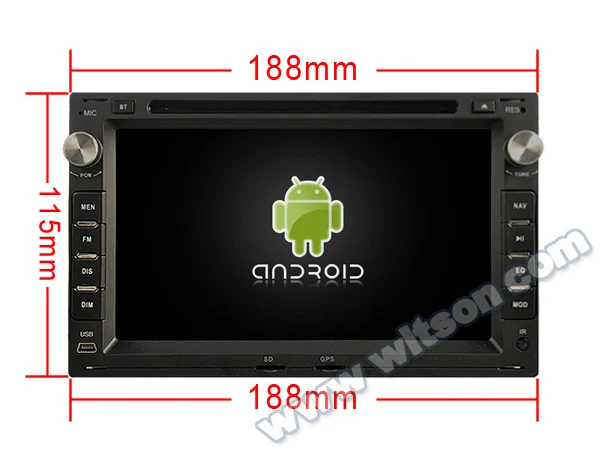 Discount 7" Quad Core Android 6.0 OS Special Car DVD for Peugeot 307 2001-2006 with Calling Function Support & Full Video Output Function 5