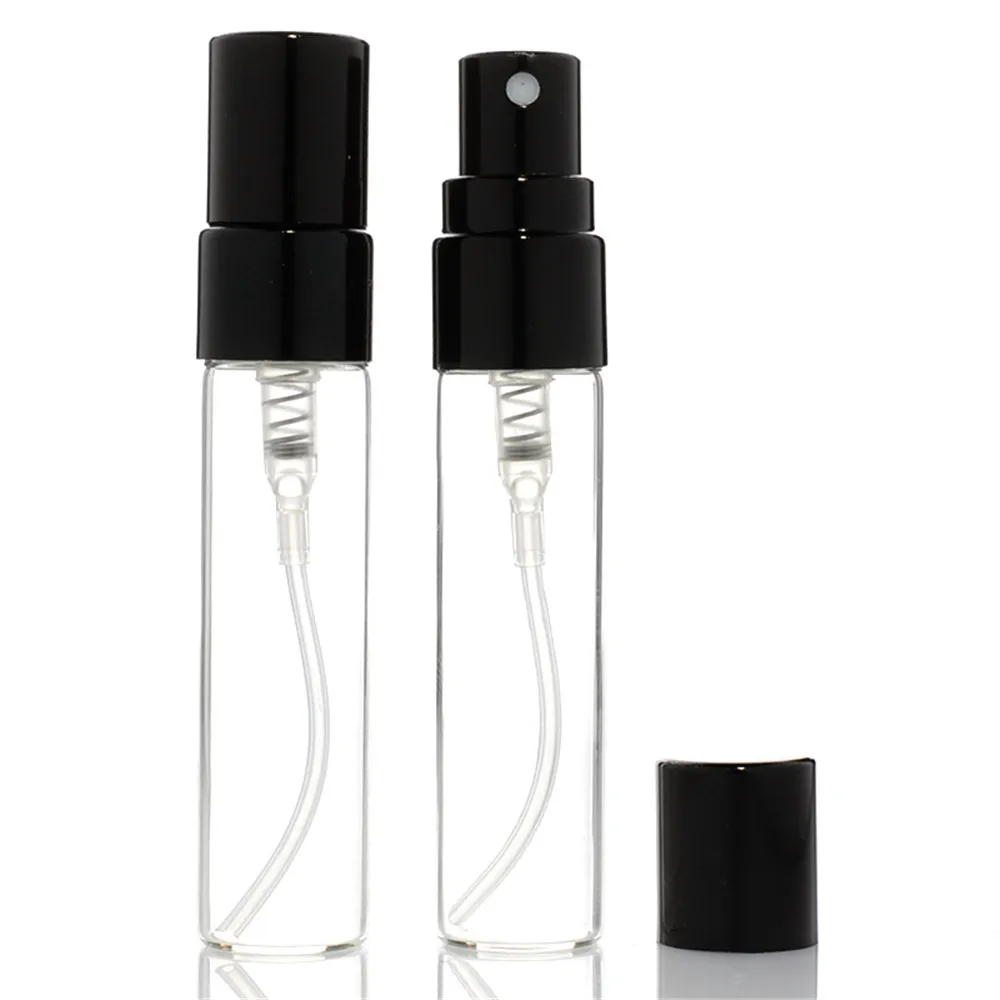 

5 ML Portable Mini Glass Refillable Perfume Bottle With Atomizer Empty Cosmetic Containers With Sprayer Bottle For Travel 1 PC