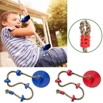 

Hammock Portable Disc Monkey Swing Rope Safe Indoor Outdoor Plastic Hanging Swingset Kid Toy