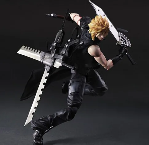 Final Fantasy фигурка игра искусство Kai Cloud Strife Коллекция Модель игрушка игры ИСКУССТВО Final Fantasy Cloud Strife Playarts PA34