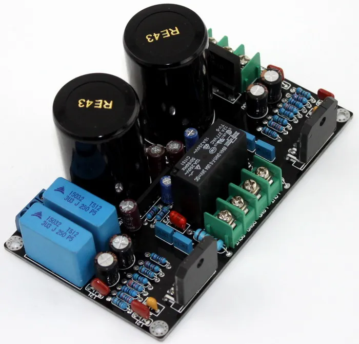 Плата усилителя breeze audio LM3886 2 0 UPC1237 10000 мкФ с защитной платой для динамика 2*68