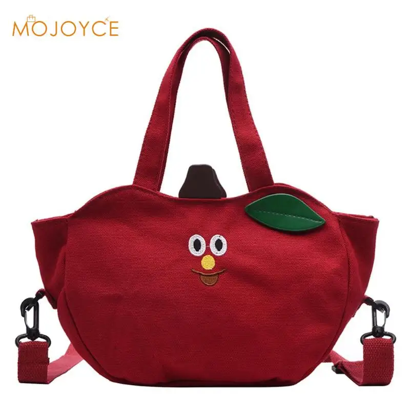

Cute Fruit Shaped Printing Shoulder Handbags Large Capacity Casual Messenger Bags Handbags Women Canvas Crossbody Bags