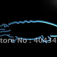 LB827-Аллигатор Крокодил Дисплей светодиодный знак неонового света