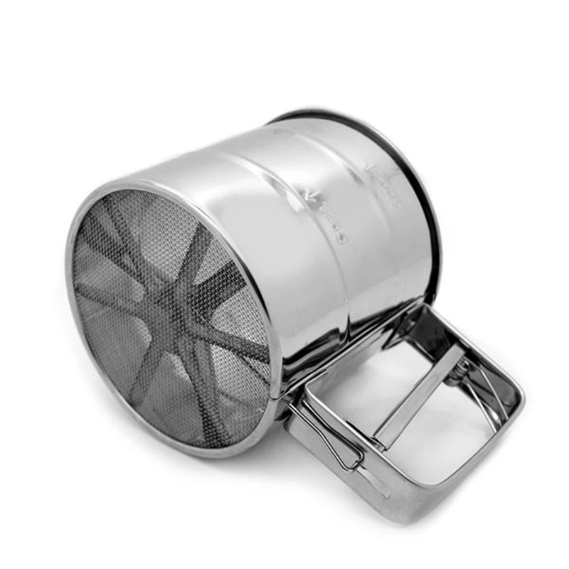 Stainless Steel Sieve Cup Powder Flour Mesh Sieve Baking Tools For