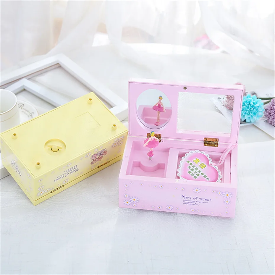 Creative Rotating Girl Music Box jewelry Box Gift Home Decoration Birthday Children's Day Daughter Christmas Valentine Gift (15)