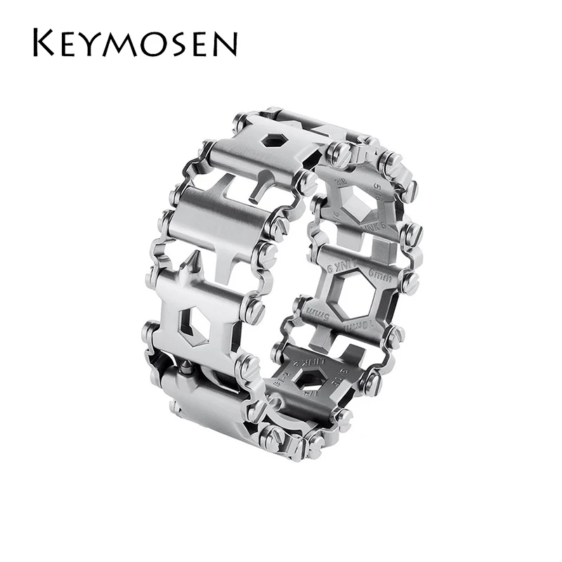 

Household repair tool bracelet jewelry men women outdoor survival sleeve wrench screwdriver bangles watch connection buckle