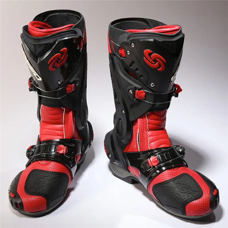 Nuevas Botas protectoras de Moto Motocross Racing Speed Shoes Moto Boot Dirt Bike ciclismo deportes Botas B1003