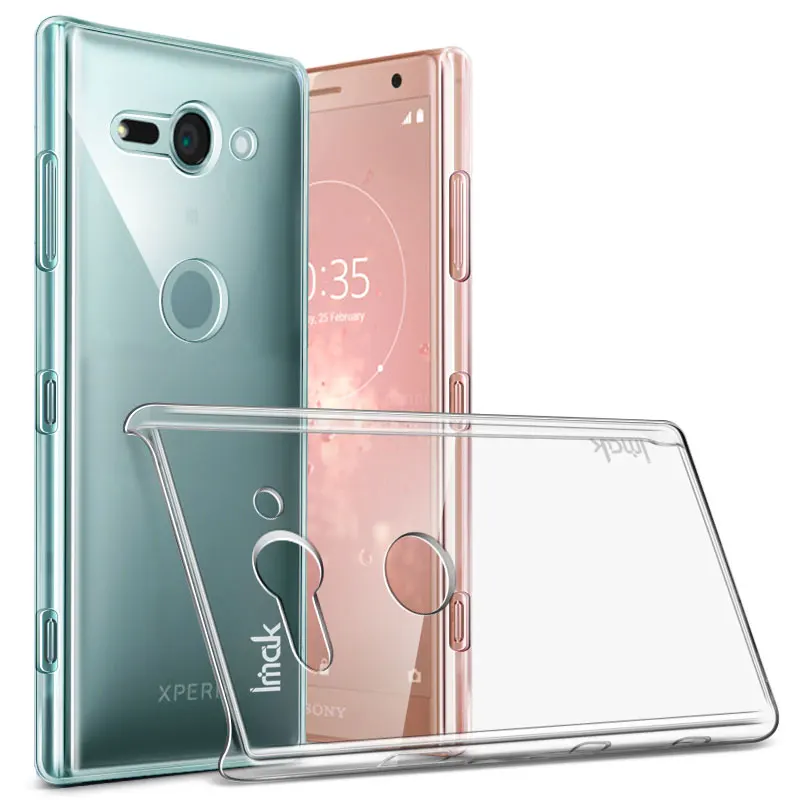 For Sony Xperia XZ2 case Compact Case Imak Ultra Thin PC Hard Plastic Phone Cases Transparent Clear Crystal Back Cover | Мобильные