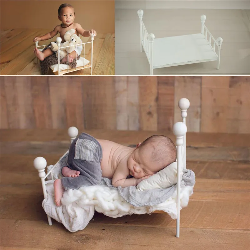 

Newborn Photography Accessories Baby Posing Props Iron Bed for Photo Shoot Infant Studio Props Photography Props Fotografia Boy