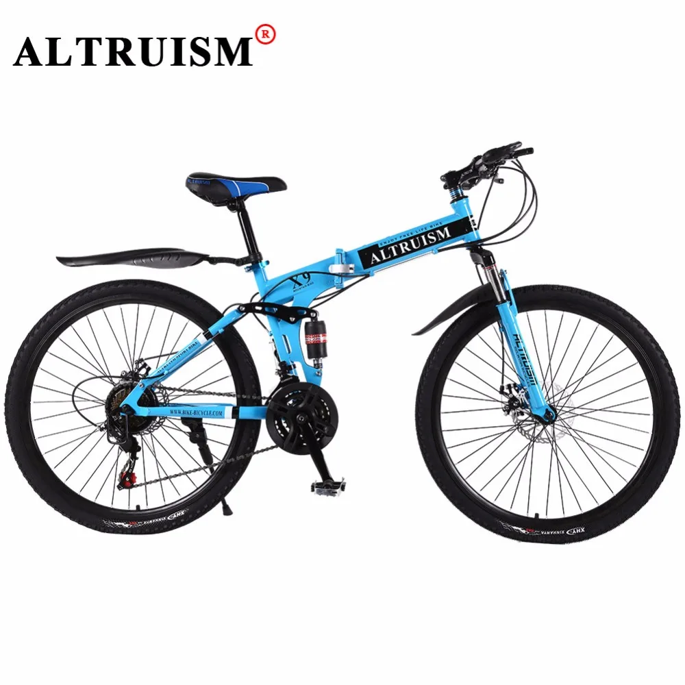 Altruism X9 Горный Велосипед Стали Floding 21 Скорость 26 дюймовый bicicleta bisiklet Bmx Двойной
