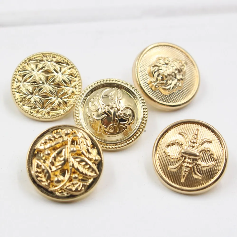 Coat British Style Buttons Metal Coat Garment Accessories Metal