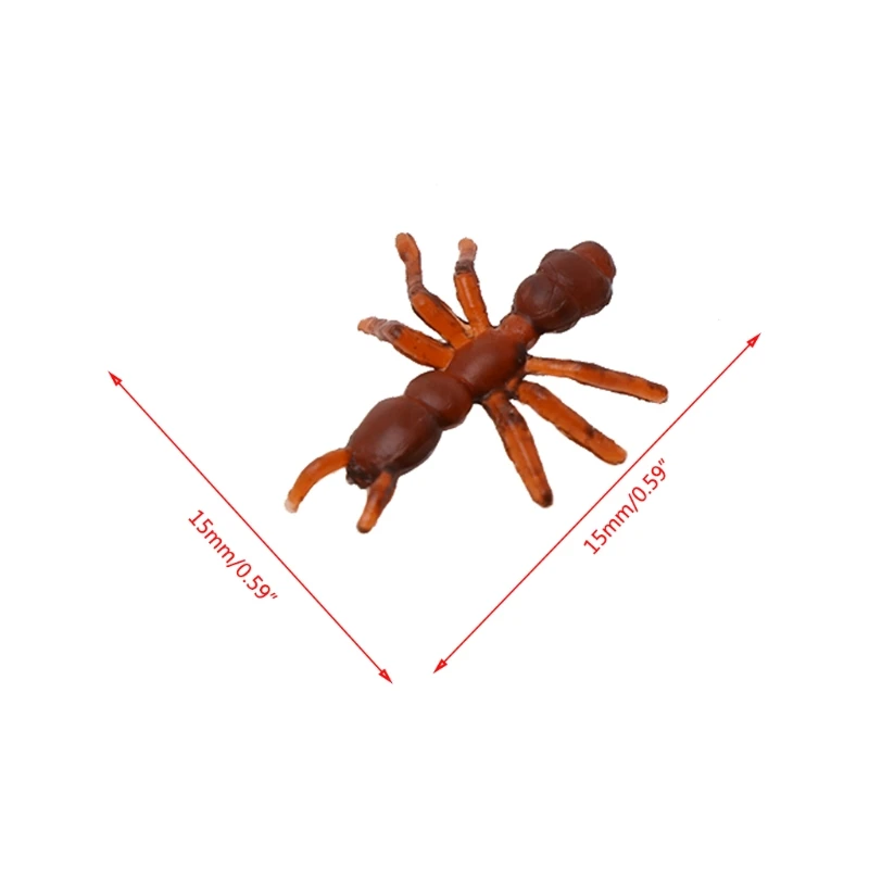 

Halloween Supplies April Fool's Day Trick Simulation Realistic Ants Model Toy