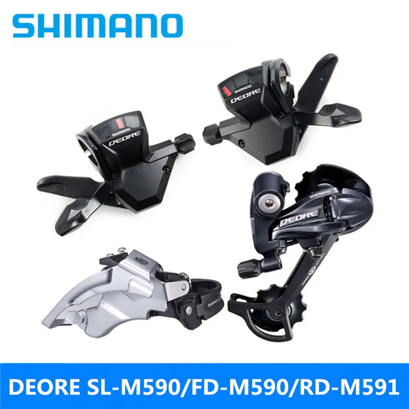 SHIMANO DEORE SL M590/FD M590/RD M590 9 speed/27 скорость горный велосипедная передача Сплит