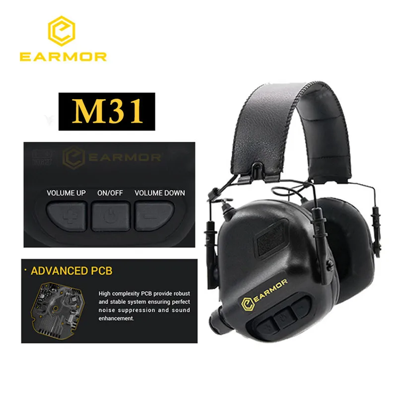 Наушники EARMOR лучшая M31 гарнитура для страйкбола тактическая стрельба