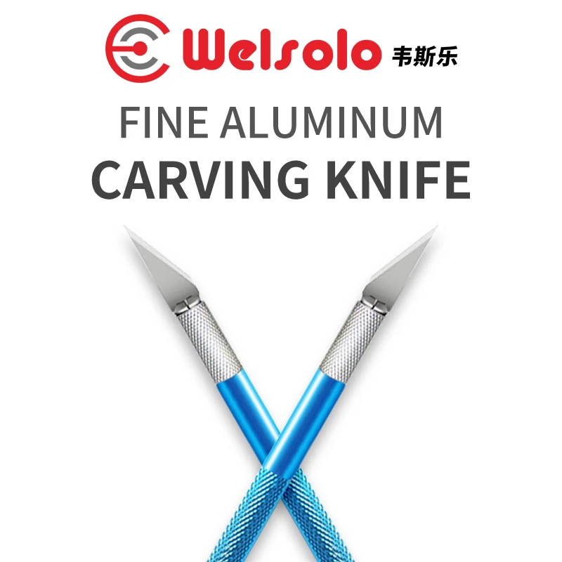 

welsolo Craft Artwork Cutting Knife DIY Carving Knife Stencil Scoring Hobby Chiseling Model Repairing Sculpture Scalpel Knife