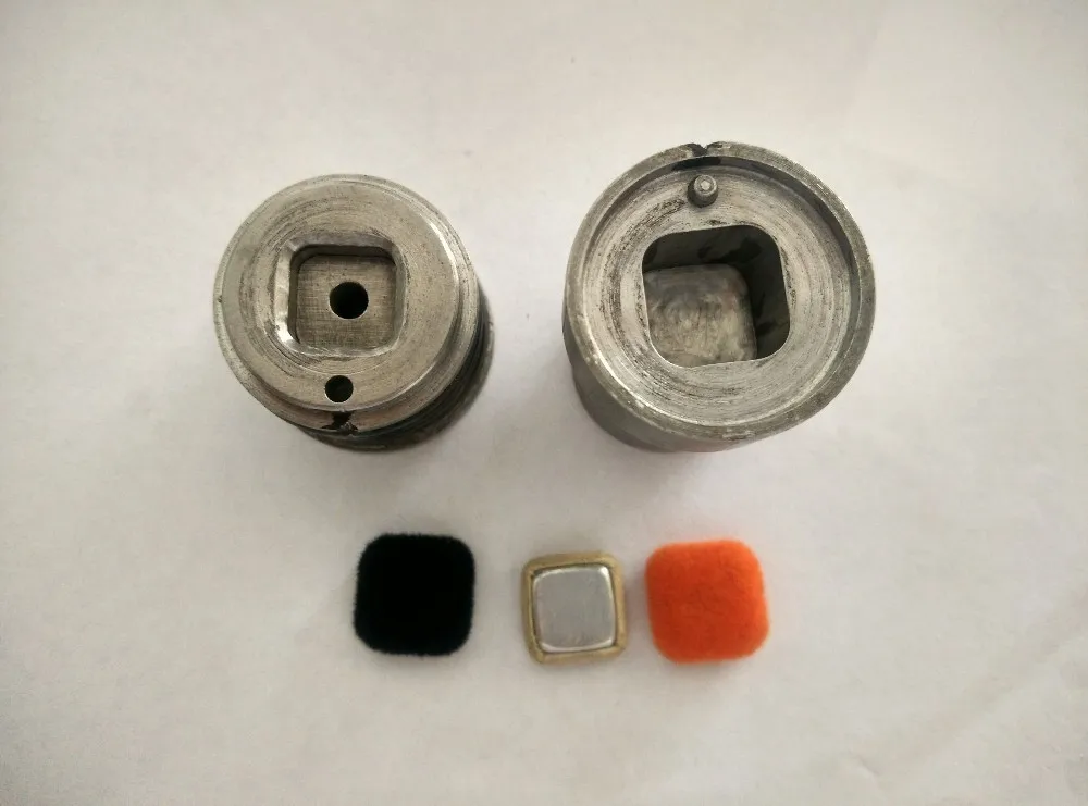 

32L(20.32mm) square size fabric cover button DIY Fabric button iron material fashion die mold tool Press Machine