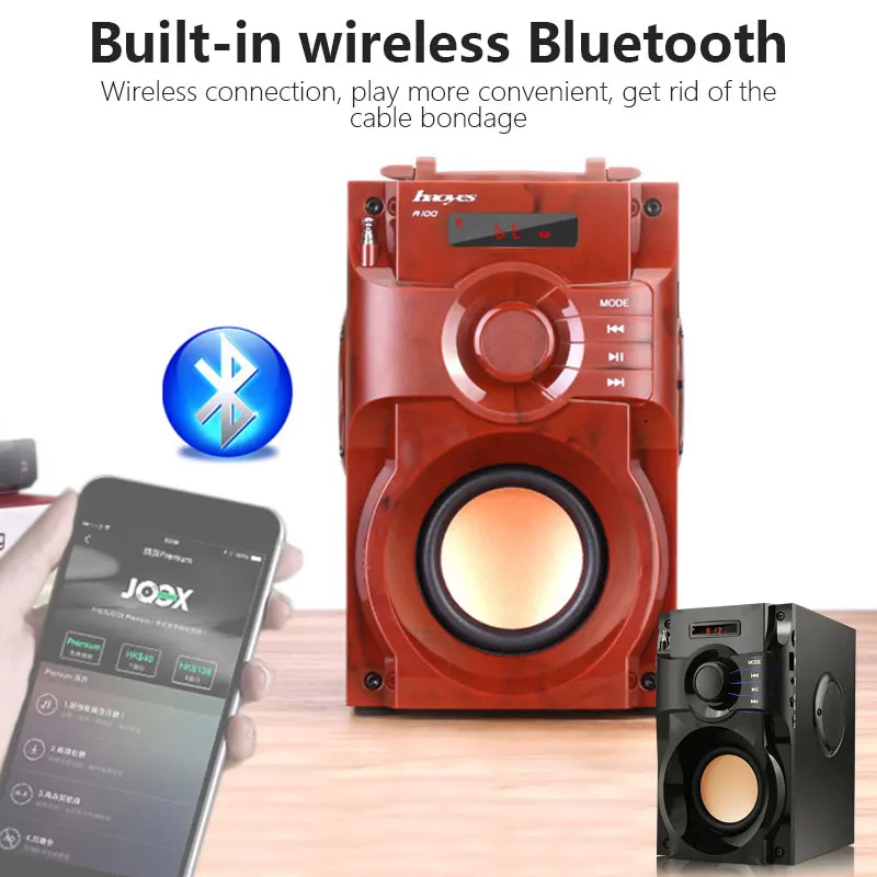 Сабвуфер Bluetooth динамик открытый Громкоговоритель MP3 беспроводной универсальный