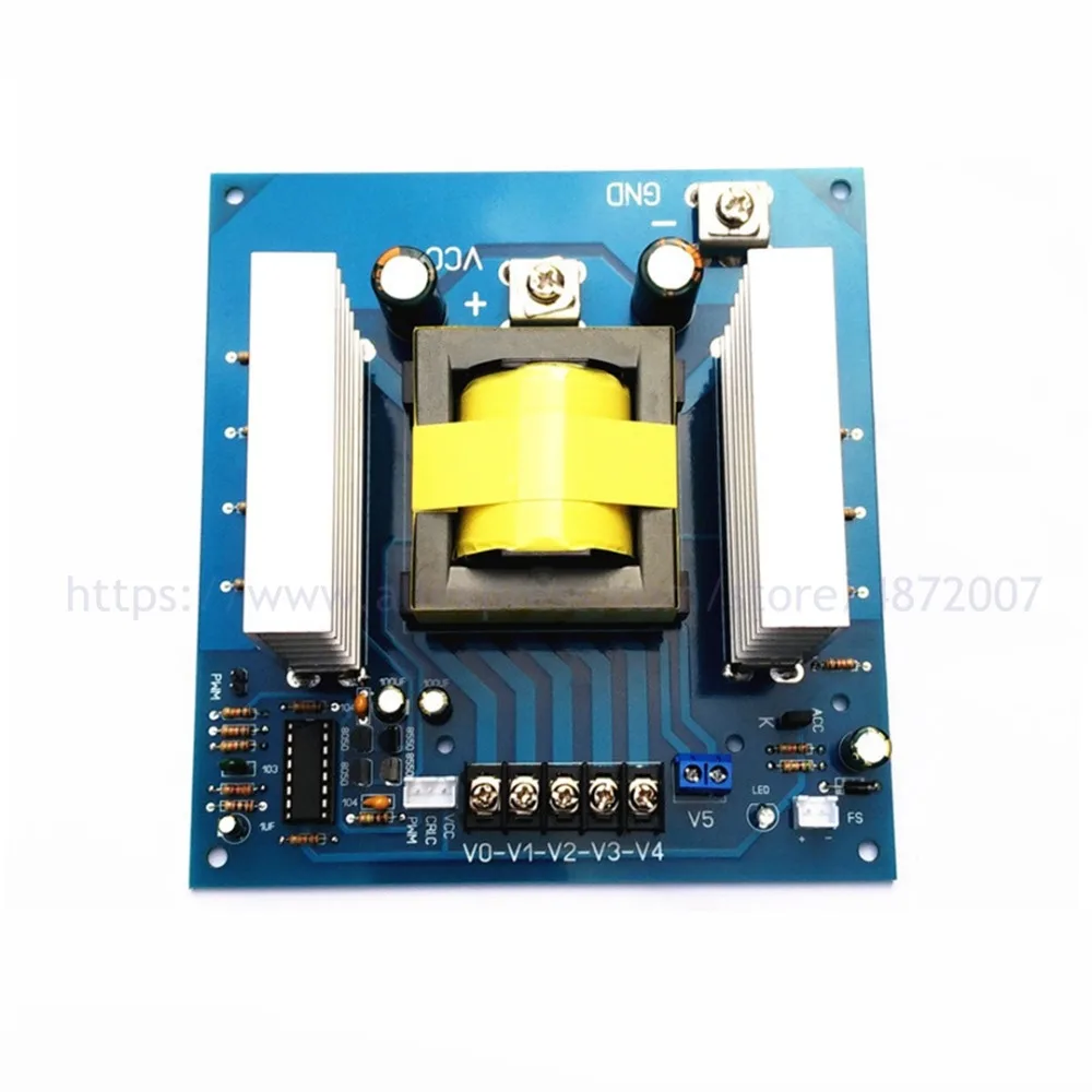

1000W DC12 or 24V to AC0-220V-380V High Frequency Inverter DC Variable AC Boost Module