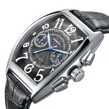 

Fashion Business Men Watch Top Brand Luxury Waterproof Quartz Leather Sport Wrist Watch Men Clock Male relojes hombre horloge