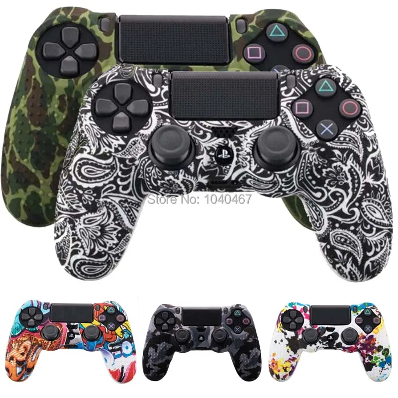 Противоскользящий силиконовый чехол, защитный чехол для sony playstation Dualshock 4 PS4 Slim PS4 Pro, игровой аксессуар для контроллера