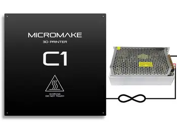

Micromake 3D printer accessories hot bed and power upgrade kit heated bed