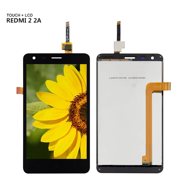 

Free Shipping For Xiaomi Hongmi 2 Redmi 2 2A Digitizer Touch Screen Lcd Display Assembly Repair Part
