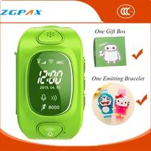 Heiße Uhr Telefon GPS Tracker Smart Uhr für Kinder Smartwatch wasserdichte SIM Silikon-band LED Reloj GPS Laufen SOS Baby Monitor