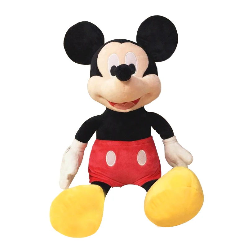 40-100 см Высококачественные мягкие набивные из аниме Микки и Минни Маус Плюшевые игрушки куклы на день рождения, свадьбу, подарок для детей - Цвет: black mickey