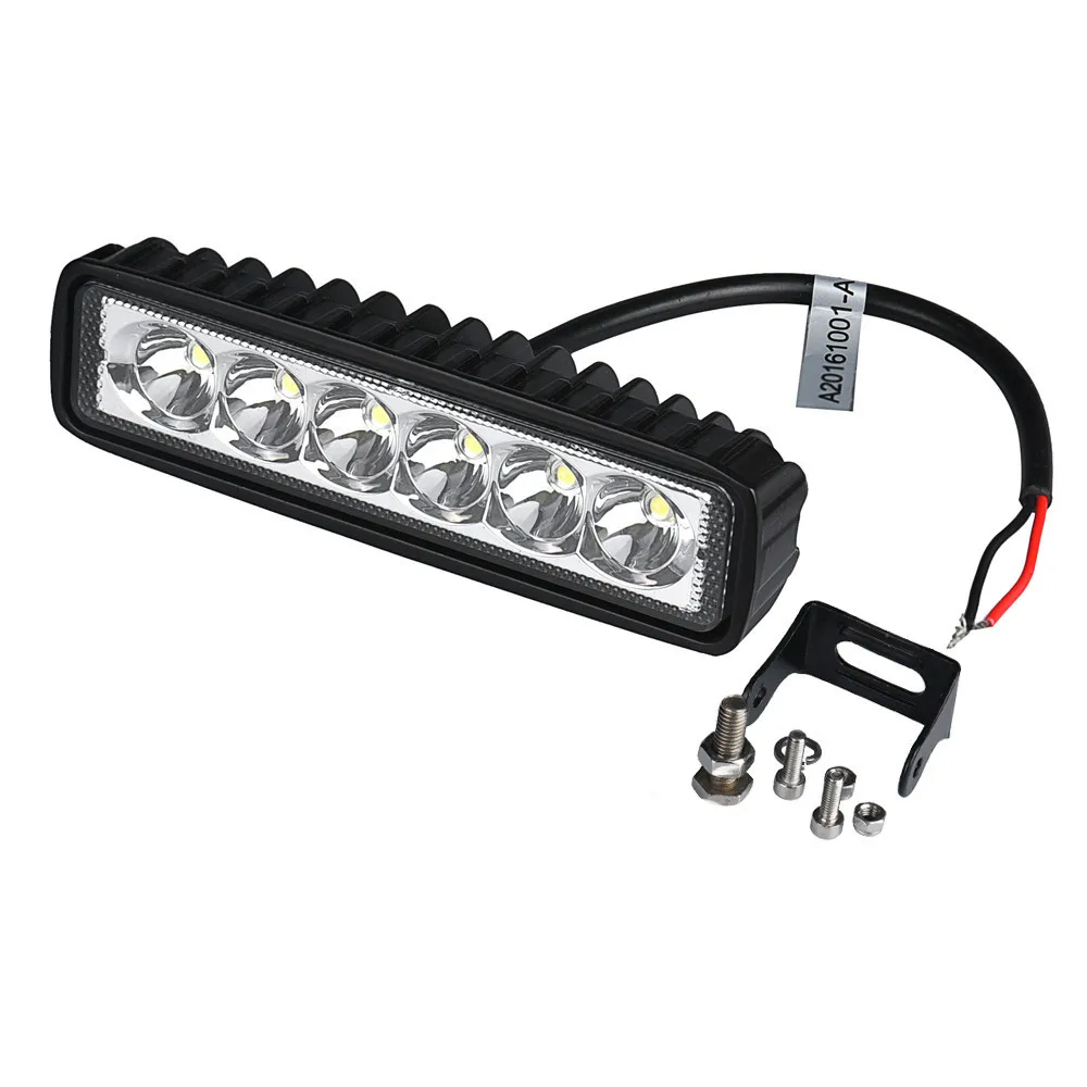 

18W spotlight LED Light Work Bar Lamp Driving Fog Offroad SUV 4WD Car Boat Truck For Roof Light Spotlight Sense Light