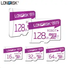 Londisk Robot Series Micro SD Card 32GB UHS-1 16/32/128GB Class10 Flash Memory Card 16gb Micro SDHC/SDXC tf card For camera