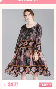 Размера плюс цветочный принт женские шифоновые платья плиссе о-образный вырез модный дизайн для беременных женщин большой размер свободное Повседневное платье