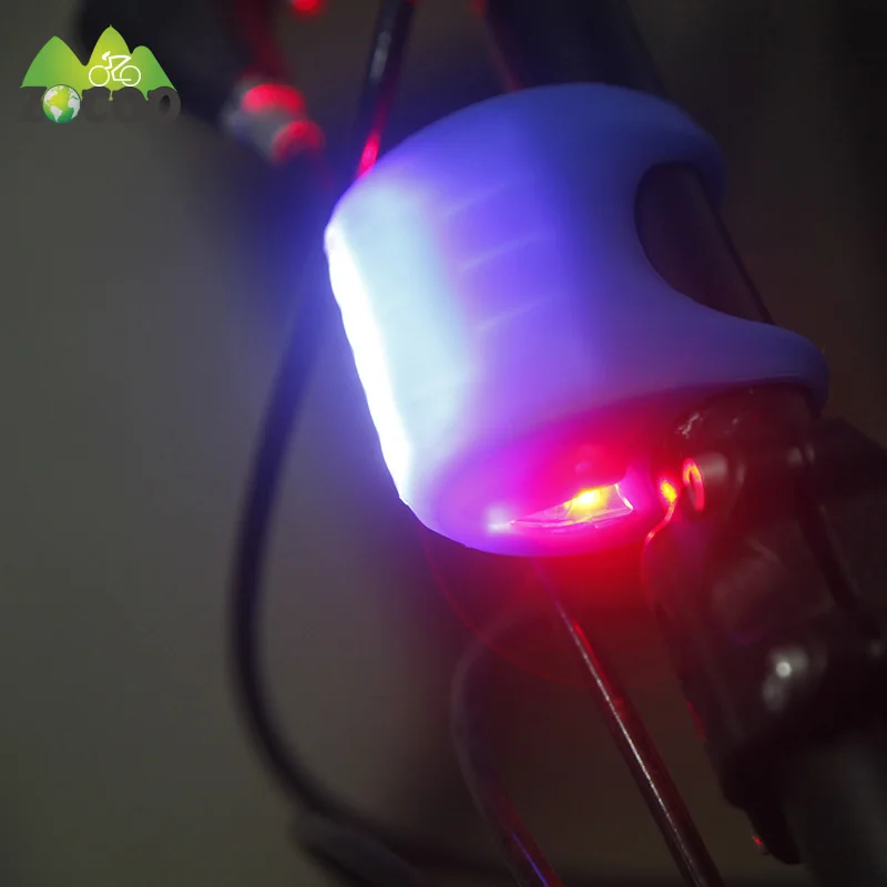 

Zocoo 7 LED Bicycle Light Night Mountain Bike Safety Warning Bicycle Light Cycling Bike Bicycle Silicone Super Front Light Lamp