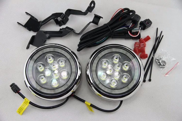 mini rally driving DRL angel eyes light (11)