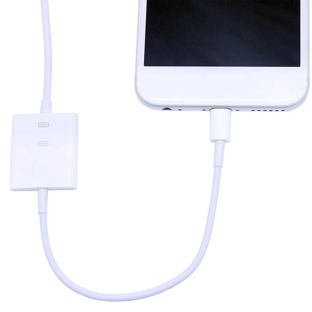 

30-pin to 8-pin Adapter Cable for iPhone Support Synchronization and Charging Not Support Audio Video Output