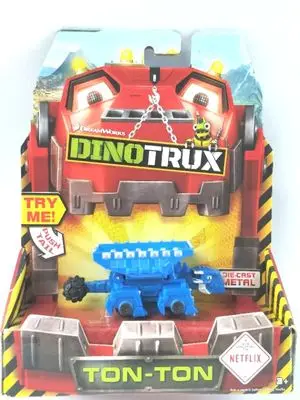 С оригинальной коробкой Dinotrux грузовик-динозавр съемный динозавр игрушечный автомобиль мини-модели новые детские подарки модели динозавров - Цвет: 03