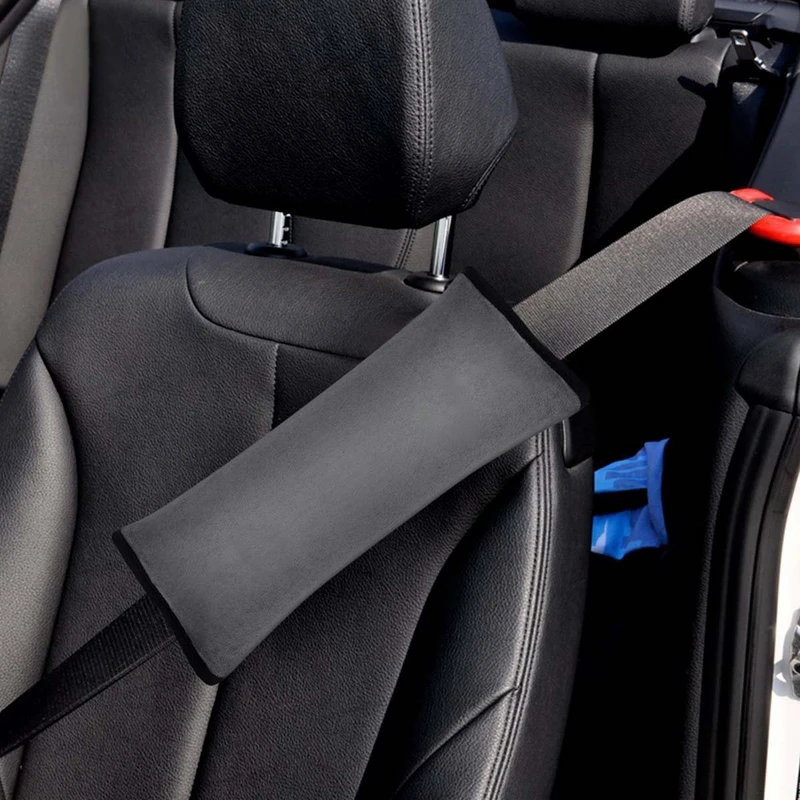 1pc Car Seat Belts Pillow Protect Shoulder Pad for Kids Safety Strap Fit Seat Belt Adjuster Device Auto Safety Belt Cover (2)