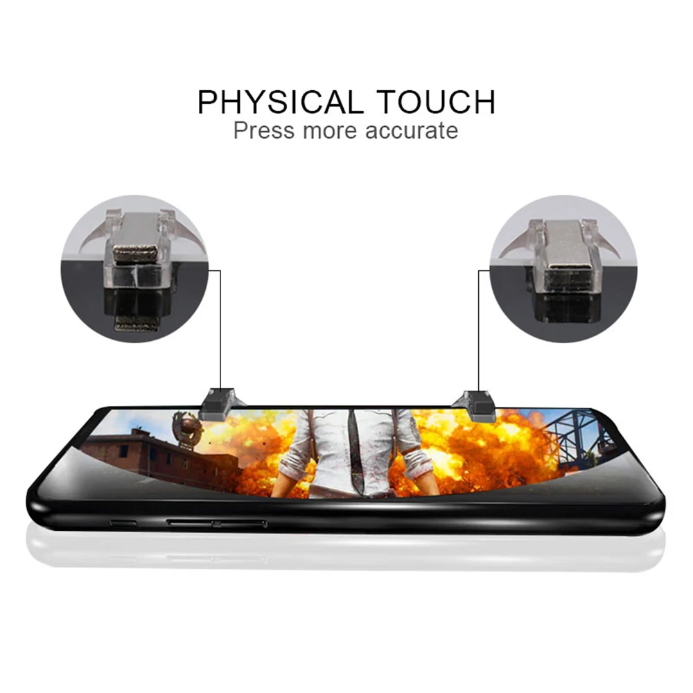 LEEGOAL 1pair S4 Mobile Gaming Trigger L1R1 Shooter Controller PUBG V3.0 For Smart phone Fire Button Aim Key Game Accessories