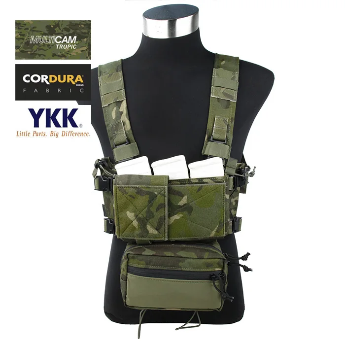 TMC Cordura Multicam тропическая SS Боевая микро-нагрудная установка светильник Кая
