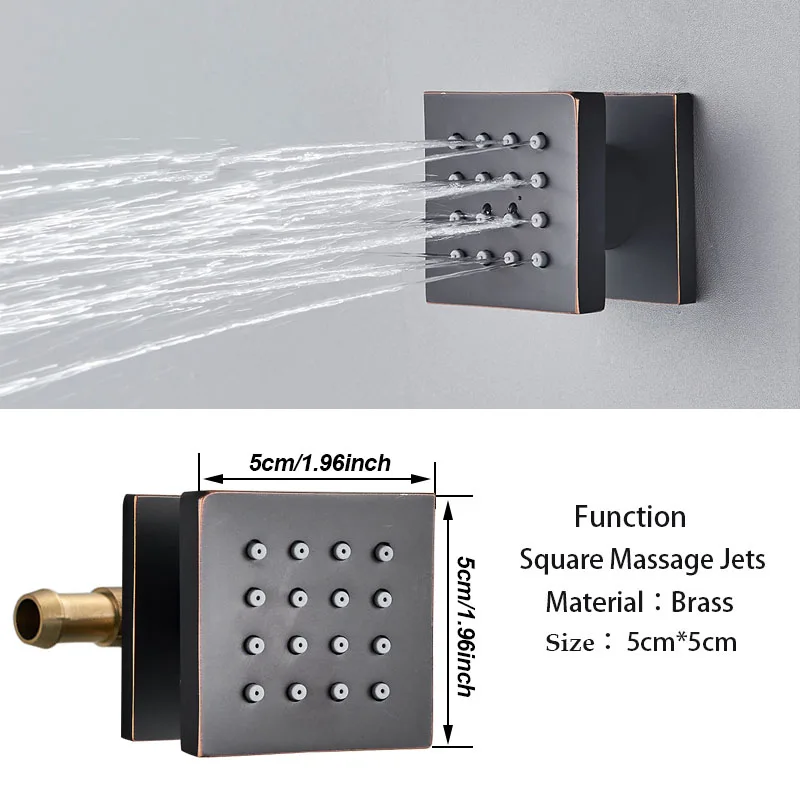 ULGKSD-Shower-Faucet-Massage-Jets-4-Choices-6-Pcs-Brass-Body-Shower-Home-Spa-5cm-Square